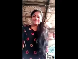 Desi village Indian Girlfreind showing boobs added to pussy for boyfriend