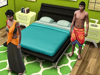 Indian hidden cam and stepson having sex break at night - Desi and stepson
